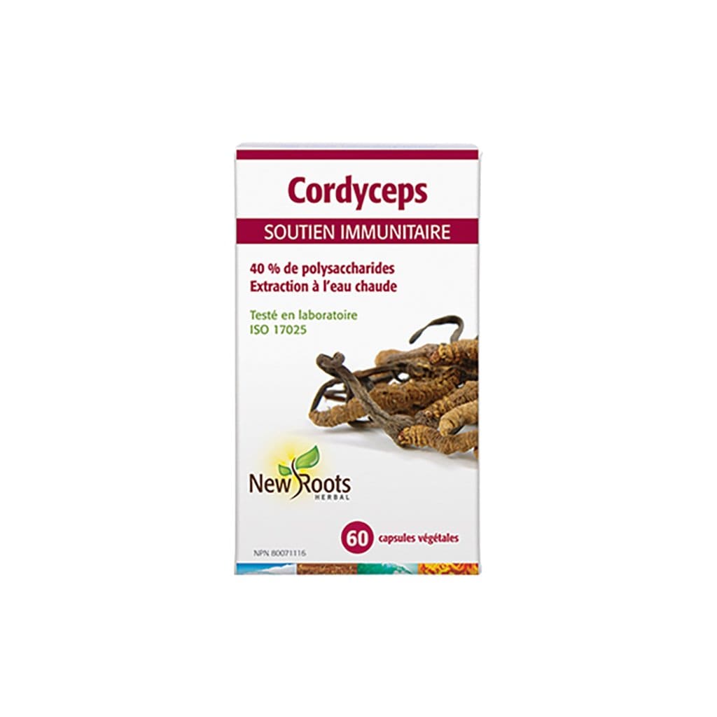 NEW ROOTS HERBAL Suppléments Cordyceps (soutien immunitaire) 60vcaps