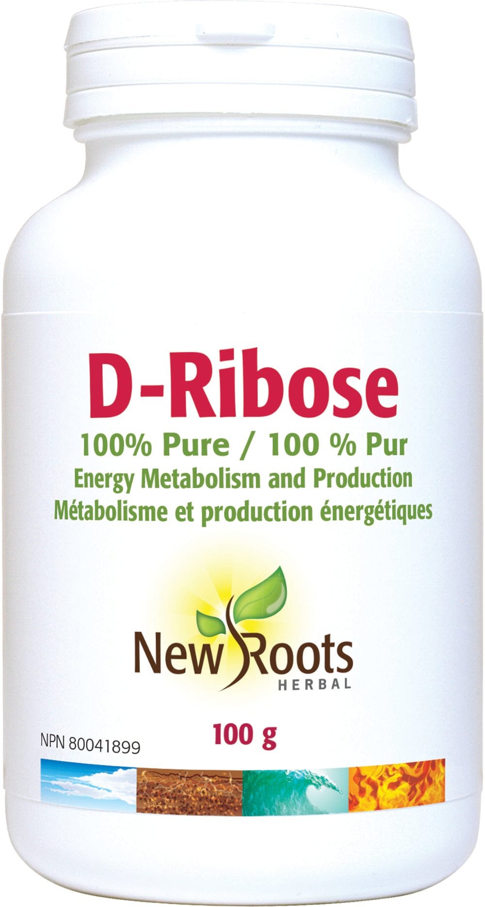 NEW ROOTS HERBAL Suppléments D-Ribose  100g