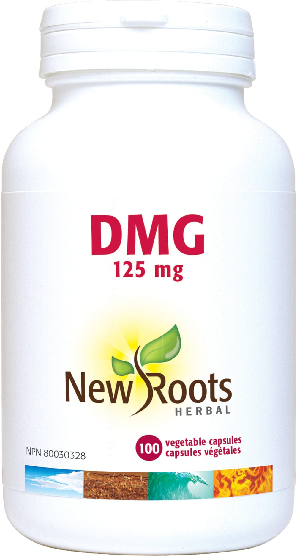 NEW ROOTS HERBAL Suppléments DMG 125mg (vitamine B15 ) 100caps