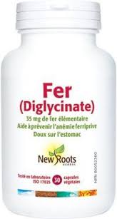 NEW ROOTS HERBAL Suppléments Fer diglycinate 35mg 30caps