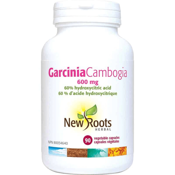 NEW ROOTS HERBAL Suppléments Garcinia cambogia 60% acide alpha-hydroxycitrique (aha) 90caps