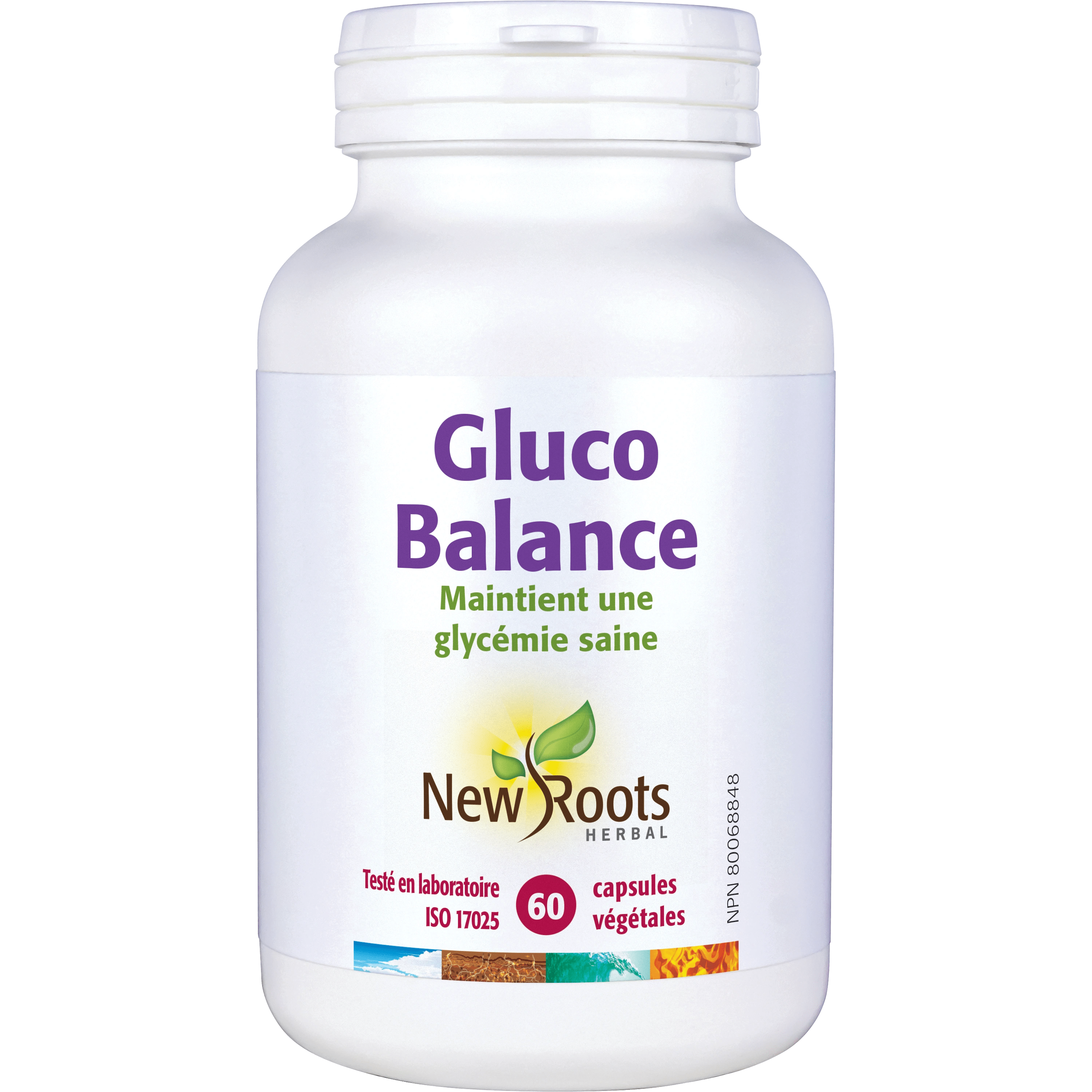 NEW ROOTS HERBAL Suppléments Gluco balance 60caps