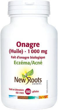 NEW ROOTS HERBAL Suppléments Huile onagre bio 1000mg 180gels