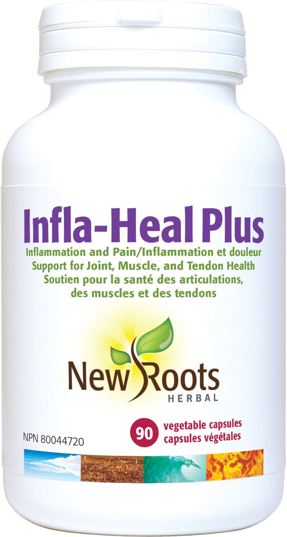 NEW ROOTS HERBAL Suppléments Infla-Heal Plus / Infla-soin 90comp