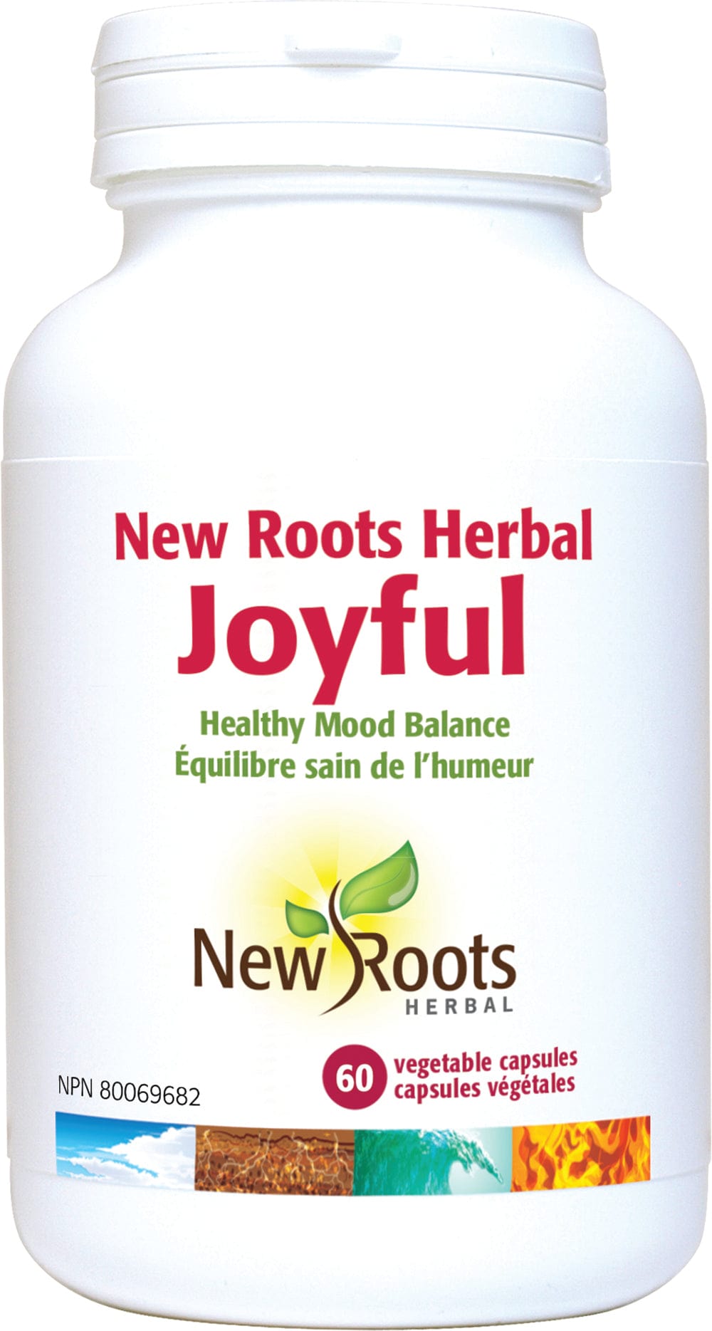 NEW ROOTS HERBAL Suppléments Joyful / Joyeux 60caps