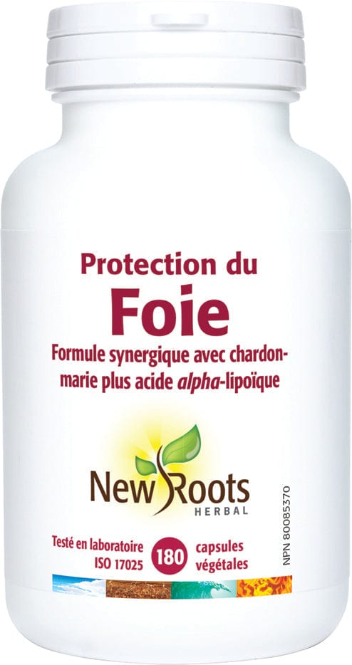 NEW ROOTS HERBAL Suppléments Liver (chardon-marie) / Protection du foie 180caps