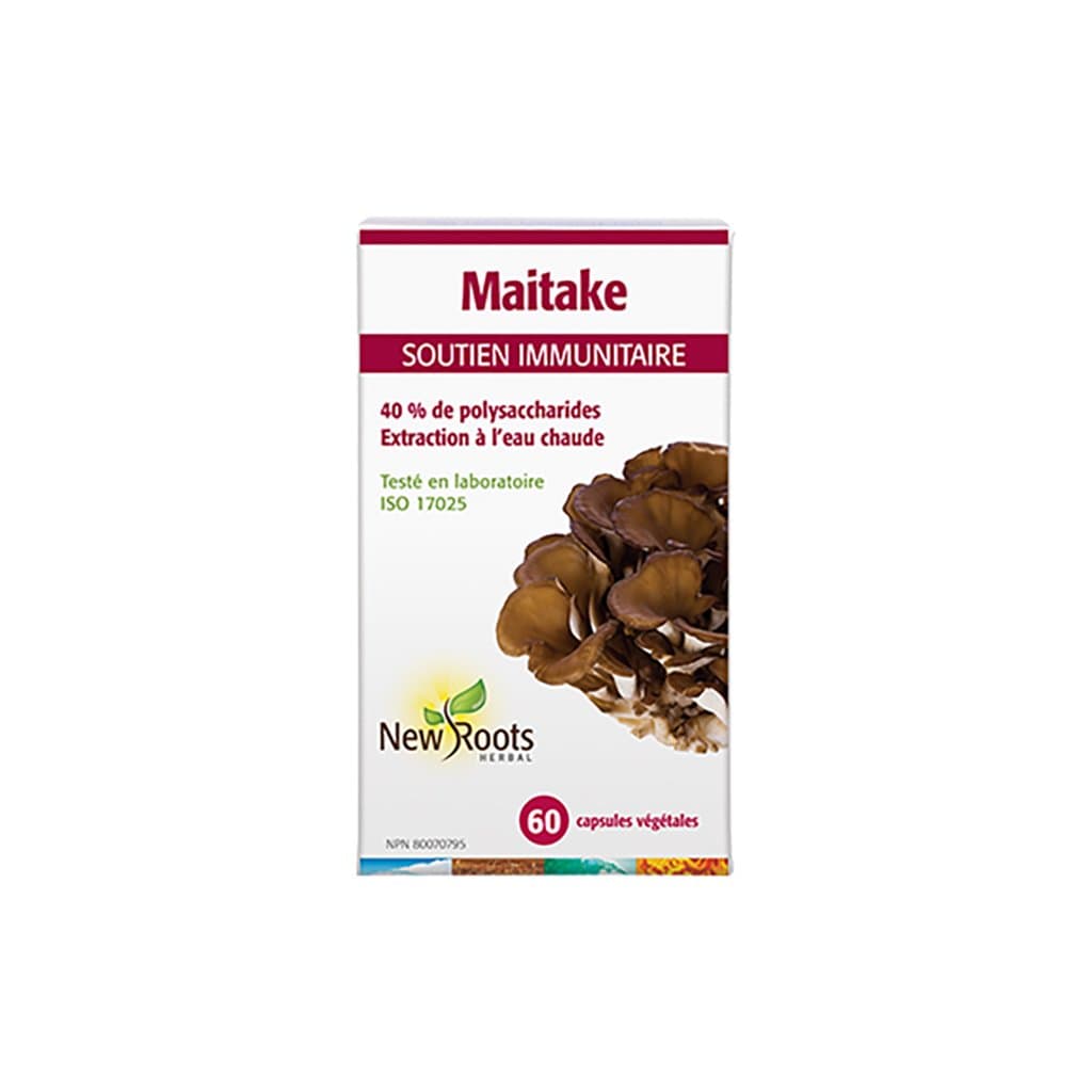 NEW ROOTS HERBAL Suppléments Maitake (soutien immunitaire) 60vcaps