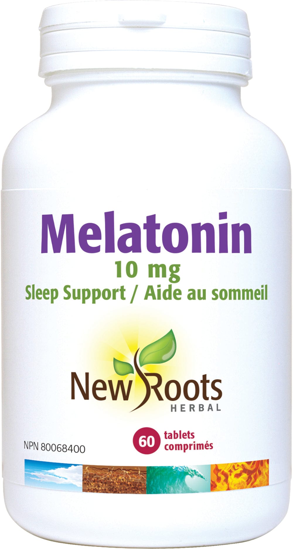 NEW ROOTS HERBAL Suppléments Mélatonine 10mg 60comp