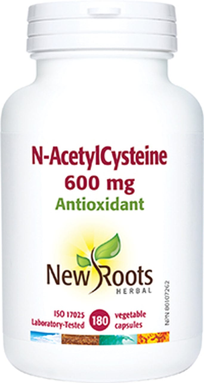 NEW ROOTS HERBAL Suppléments N-acétylcystéine 600mg 180caps