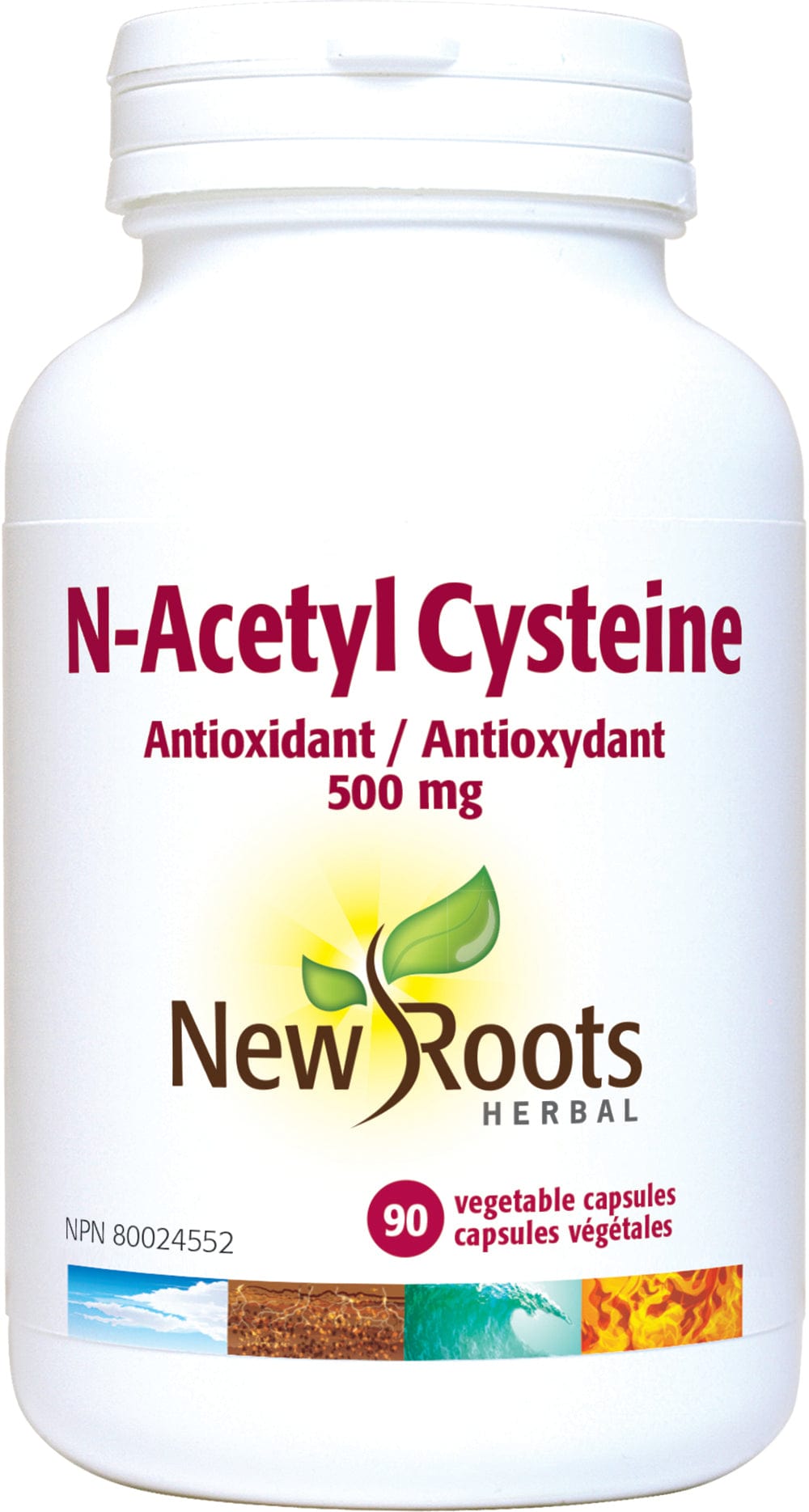 NEW ROOTS HERBAL Suppléments N-AcetylCystéine  90caps