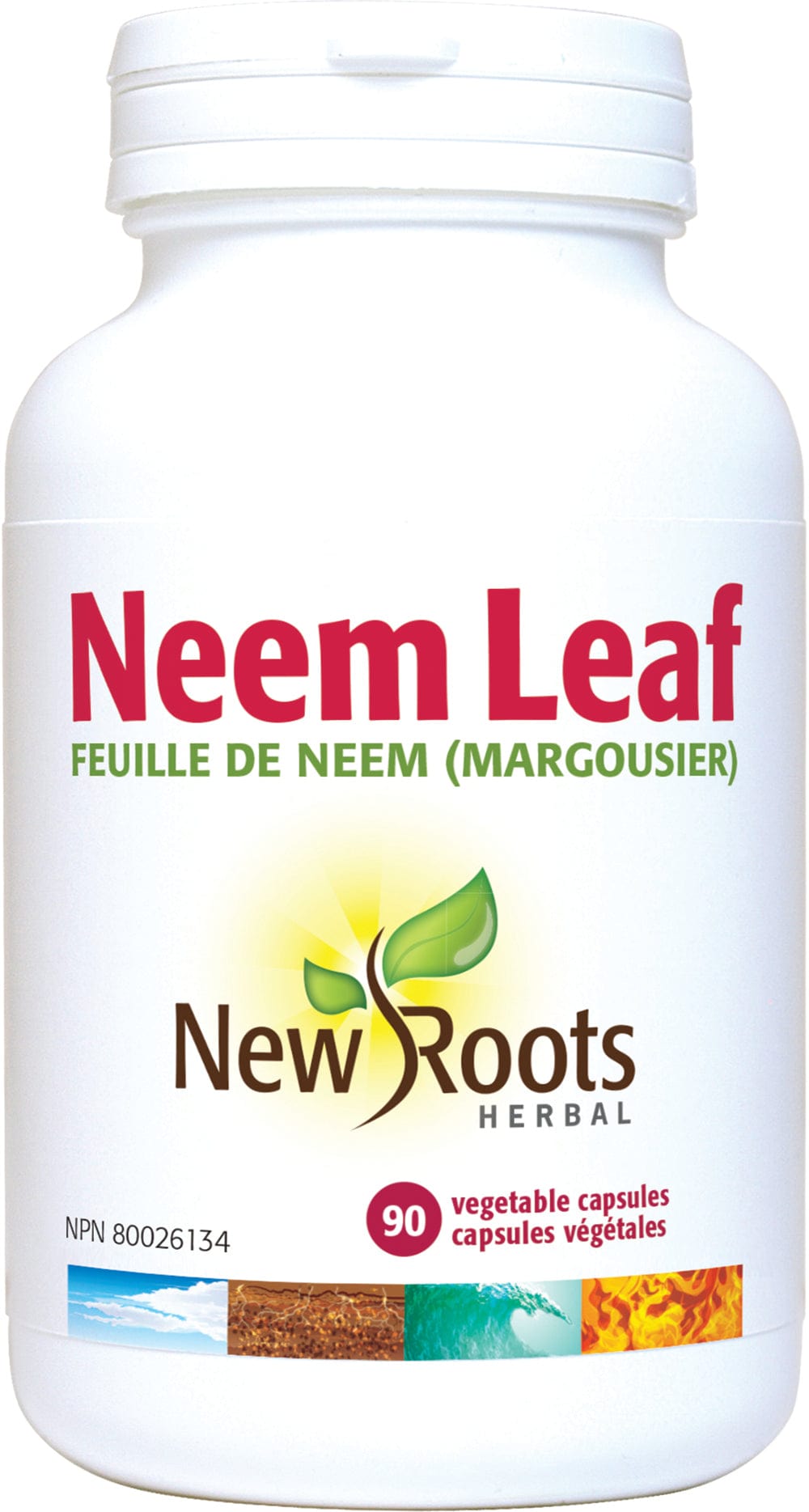 NEW ROOTS HERBAL Suppléments Neem (feuille de margousier) 90caps