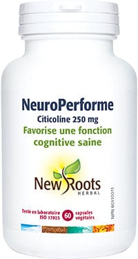 NEW ROOTS HERBAL Suppléments Neuroperforme (citicoline)  60vcaps