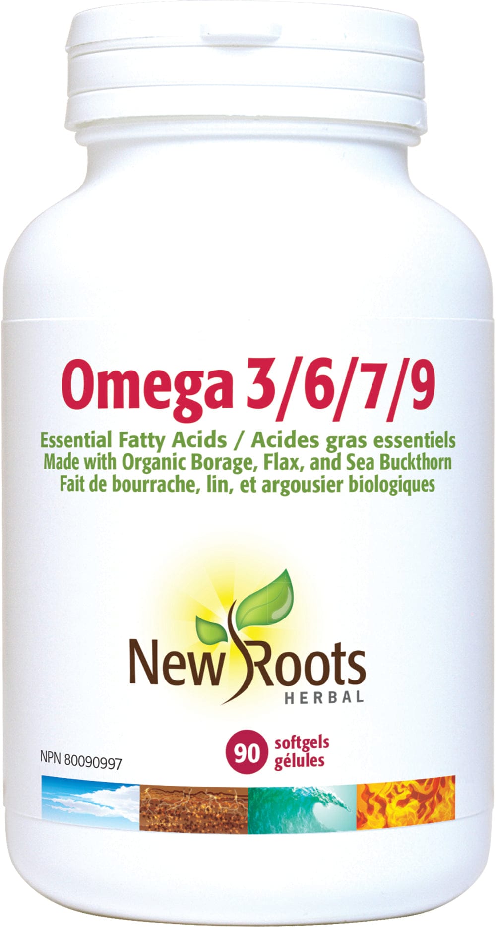NEW ROOTS HERBAL Suppléments Omega 3/6/7/9  90gel