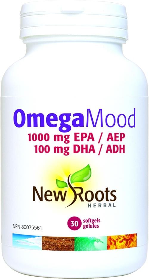 NEW ROOTS HERBAL Suppléments Omega mood / Esprit serein 30gel