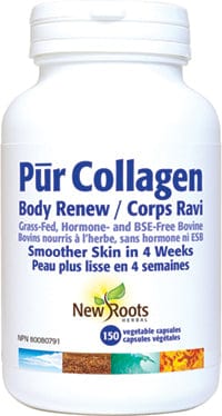 NEW ROOTS HERBAL Suppléments Pur collagen bovin (corps ravi) 150vcaps