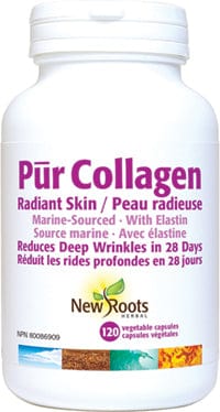 NEW ROOTS HERBAL Suppléments Pur collagen marin (peau radieuse) 120vcaps