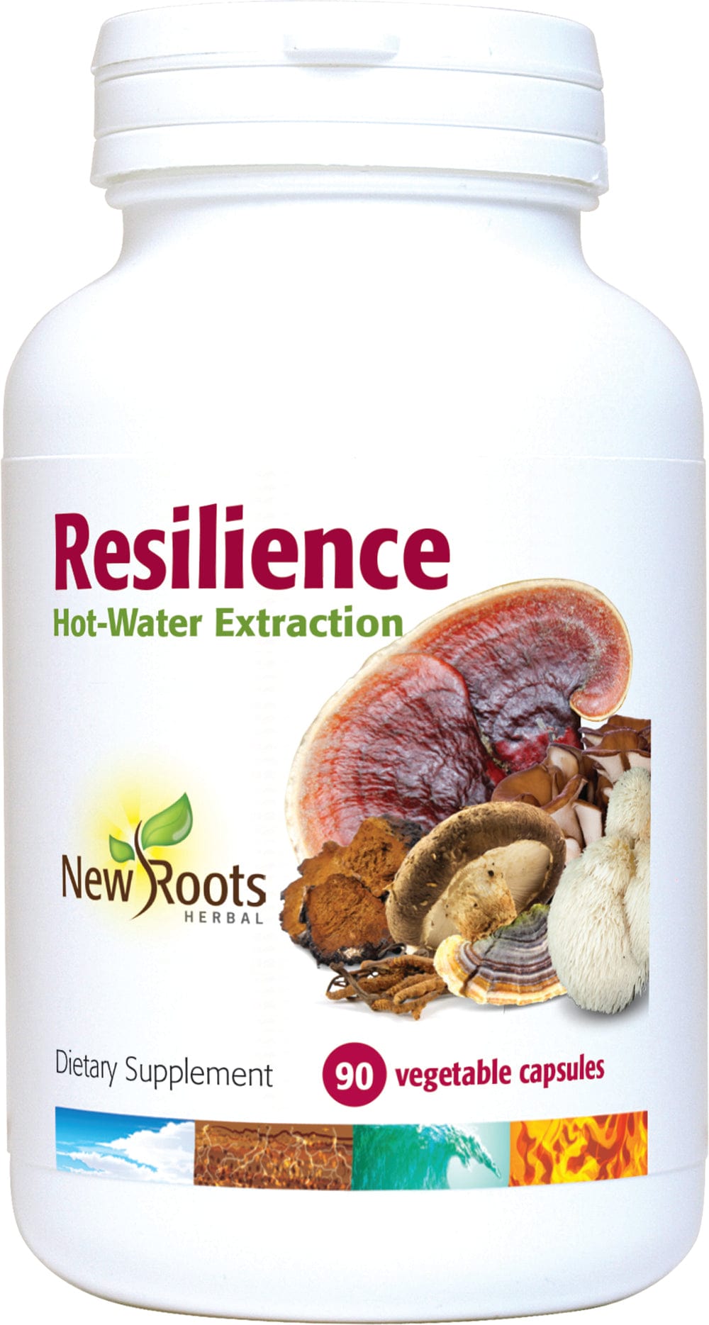 NEW ROOTS HERBAL Suppléments Resilience 400mg (énergie et bienêtre) 90vcaps