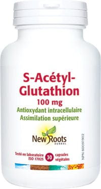NEW ROOTS HERBAL Suppléments S-acetyl-glutathione 30vcaps