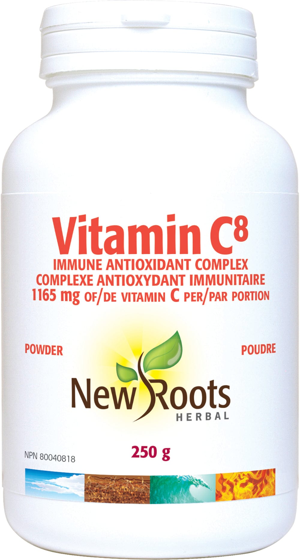NEW ROOTS HERBAL Suppléments Vitamine C8 1165mg 250g