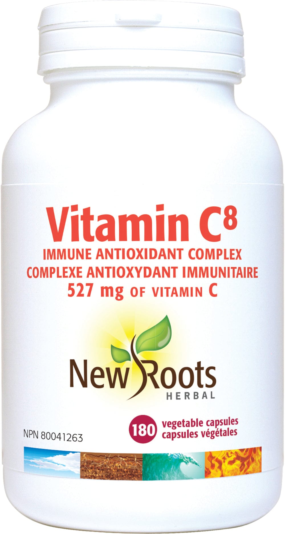 NEW ROOTS HERBAL Suppléments Vitamine C8 527mg 180caps