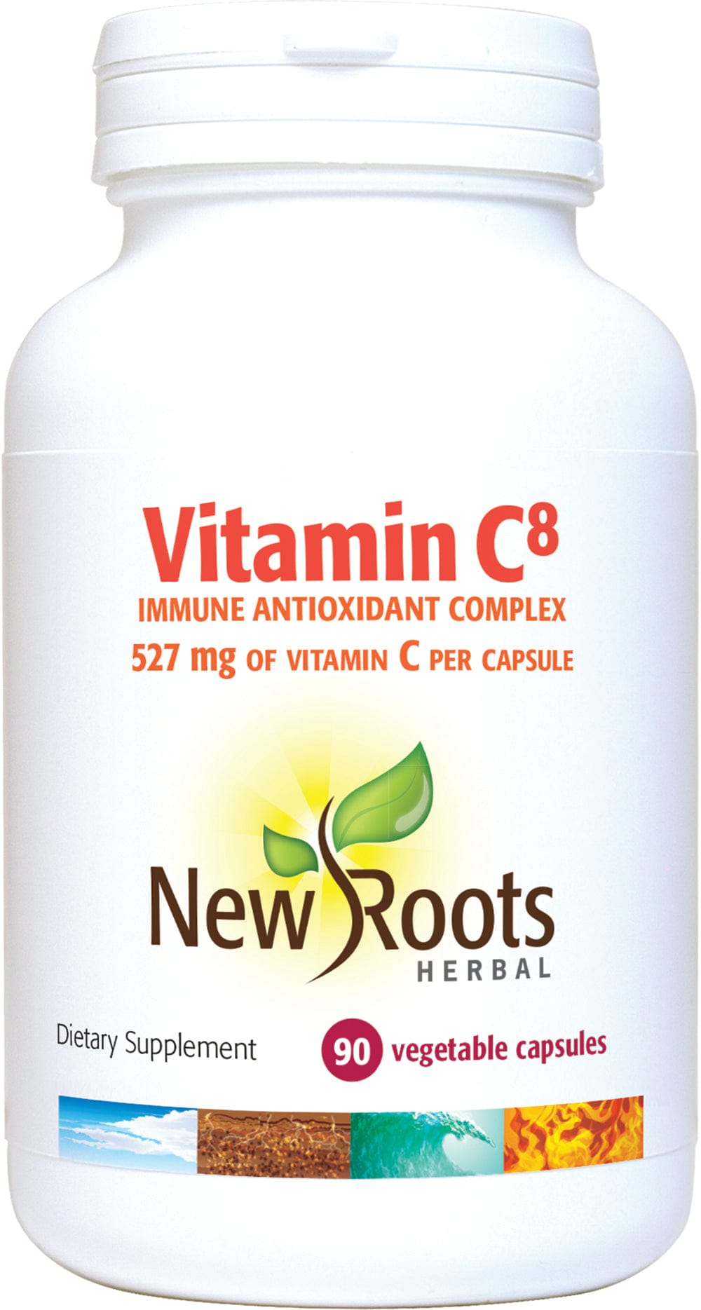NEW ROOTS HERBAL Suppléments Vitamine C8 527mg 90caps