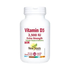NEW ROOTS HERBAL Suppléments Vitamine D3 2 500 IU 360caps