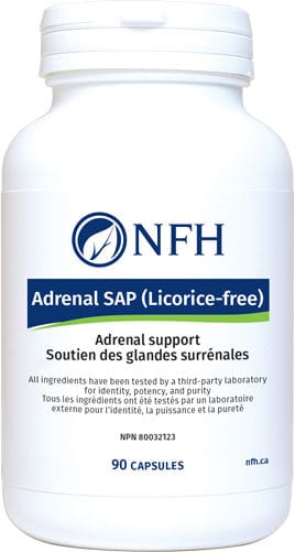 NFH Suppléments Adrenal Sap (sans-réglisse) 90caps