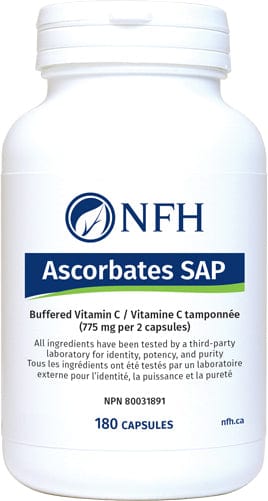 NFH Suppléments Ascorbates Sap 180caps