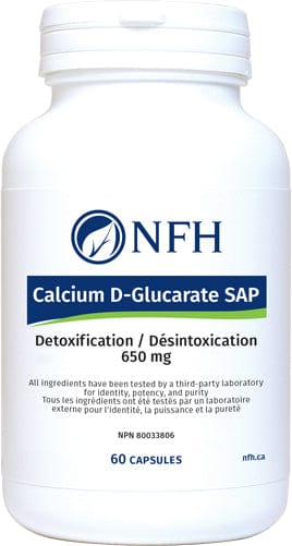 NFH Suppléments Calcium D-Glucarate Sap 60caps