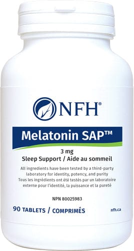 NFH Suppléments Melatonin Sap (3mg) 90comp