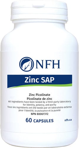 NFH Suppléments Zinc Sap 60caps