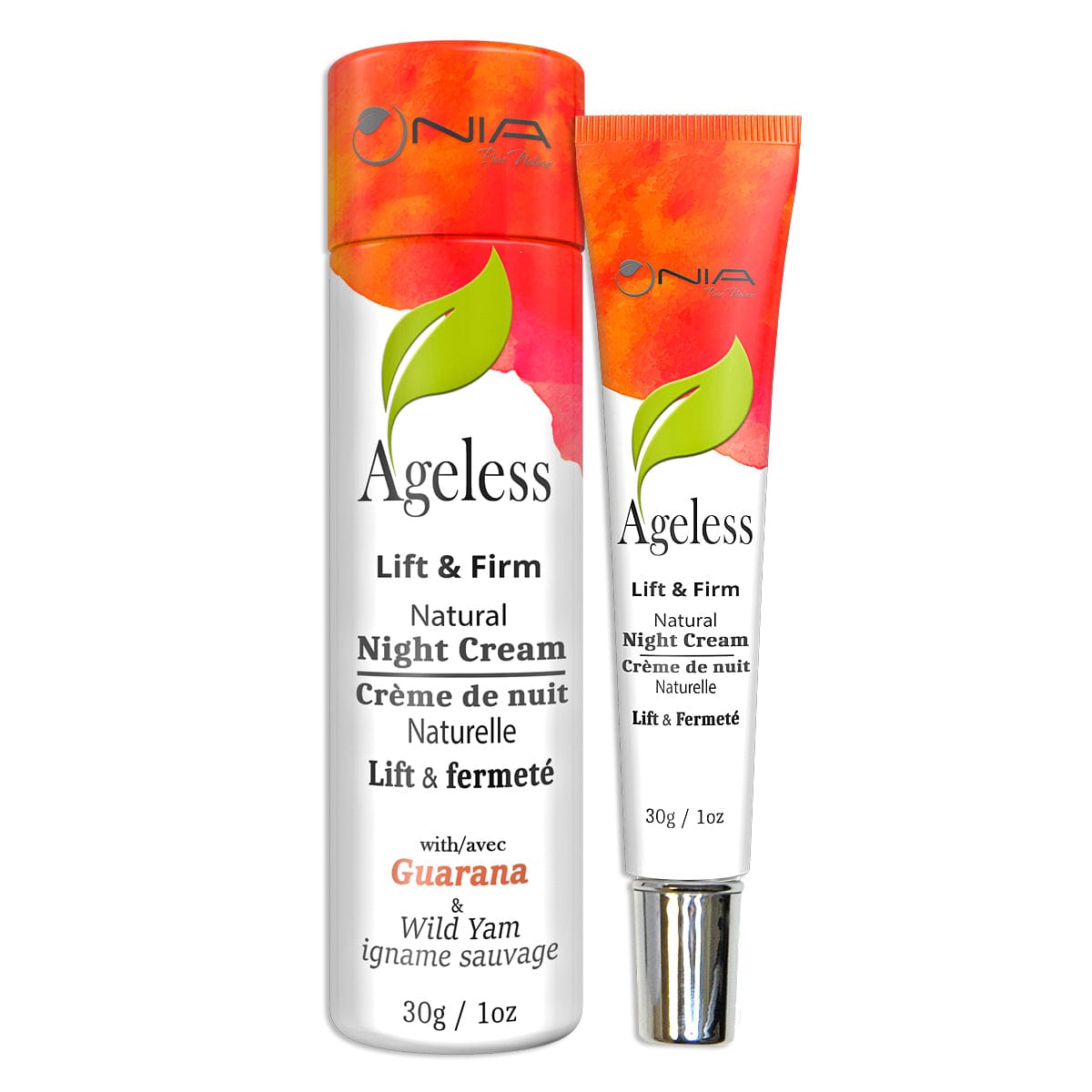 NIA PURE NATURE Suppléments Crème de nuit naturelle ageless (lift et fermeté) 30g