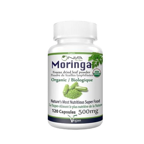 NIA PURE NATURE Suppléments Moringa 500mg bio 120caps