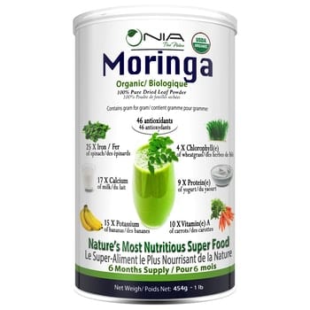 NIA PURE NATURE Suppléments Moringa bio 454g