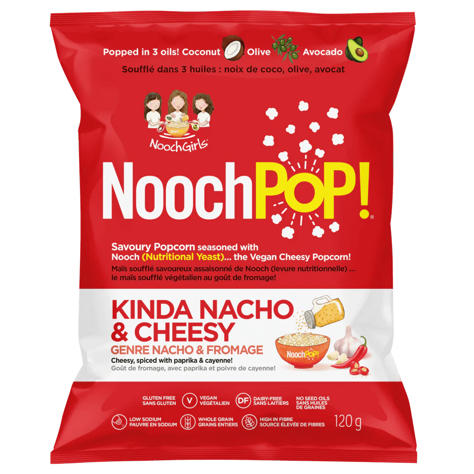 NOOCHPOP Épicerie Maïs soufflé nacho et fromage 120g