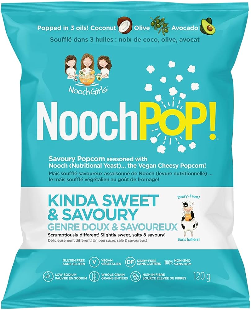 NOOCHPOP Épicerie Maïs soufflé sucré et salé 120g