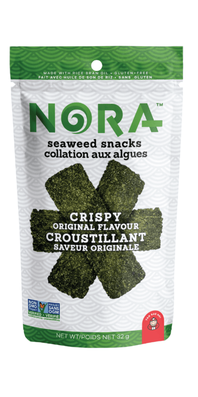 NORA Épicerie Collation aux algues croustillant saveur originale 32g