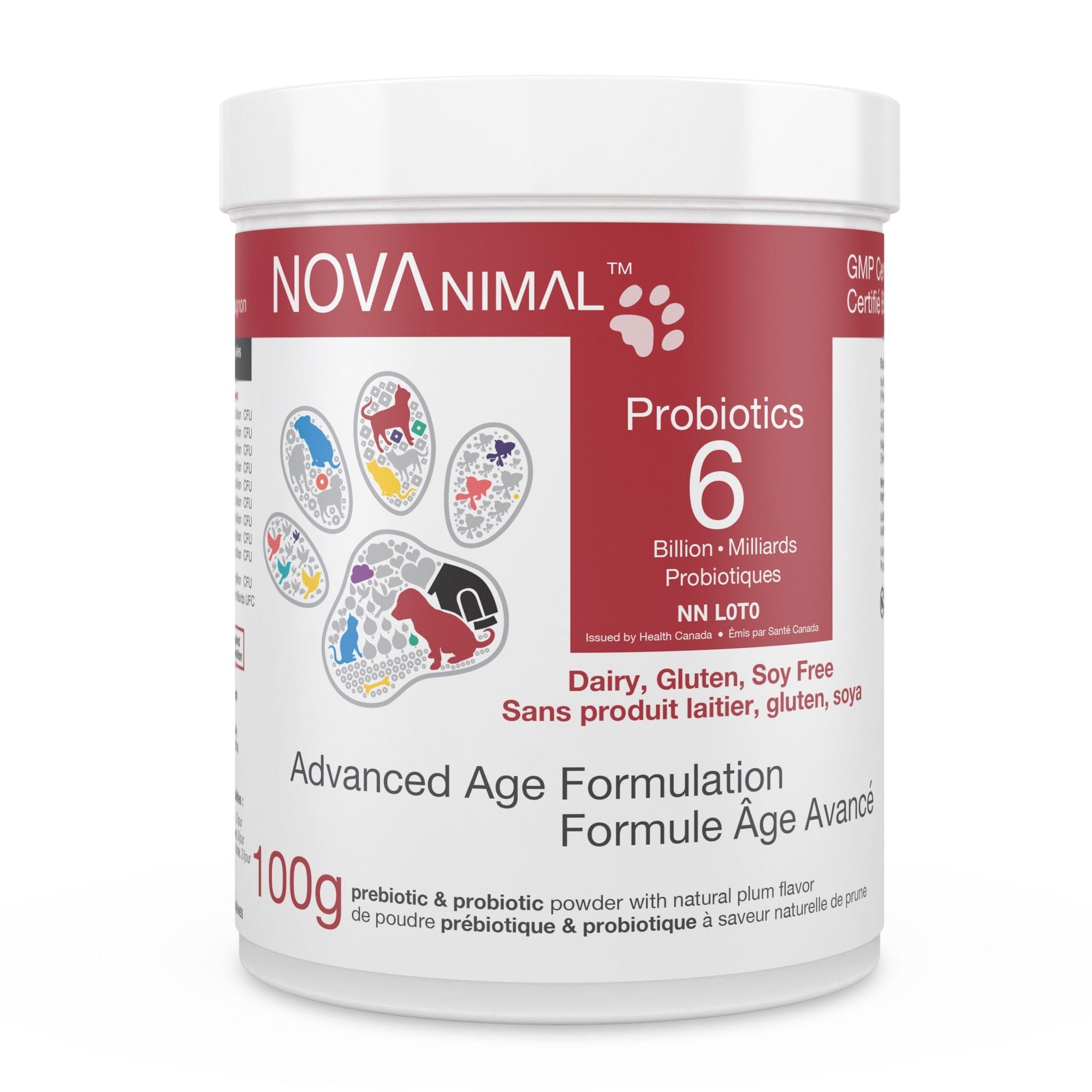 NOVA PROBIOTICS Suppléments Âge avancé (9 souches, 6 milliards) 100g