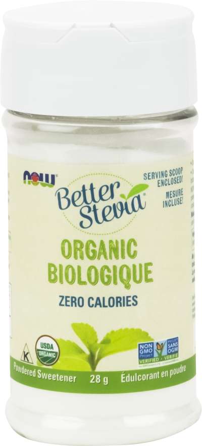 NOW Épicerie Extrait de stevia biologique 28 g