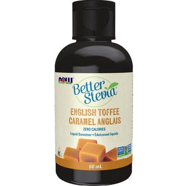 NOW Épicerie Extrait de stevia caramel anglais 60ml