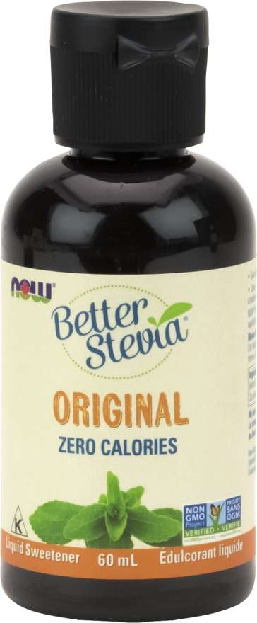 NOW Épicerie Extrait de stevia liquide 60ml