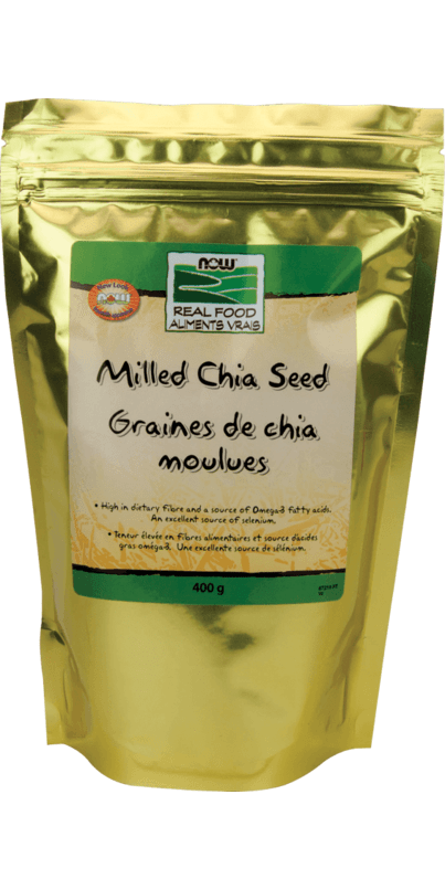 NOW Épicerie Graines de chia moulues 400g