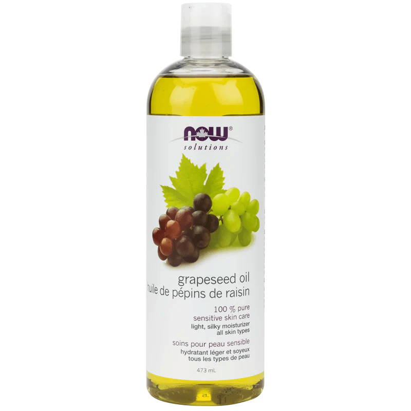 NOW Soins & Beauté Huile de raisin pure 473ml