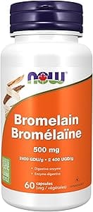 NOW Suppléments Bromélaïne 500mg 60vcaps