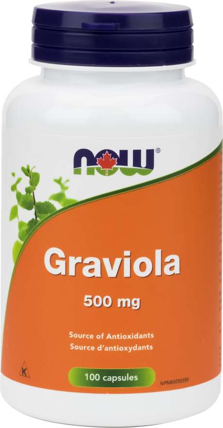 NOW Suppléments Graviola 500mg 100vcaps
