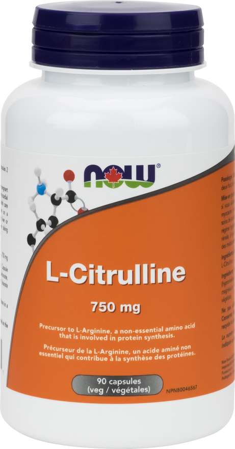 NOW Suppléments L-Citrulline 750mg 90caps