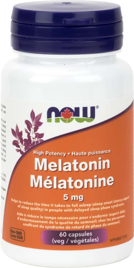 NOW Suppléments Mélatonine 3mg 60caps