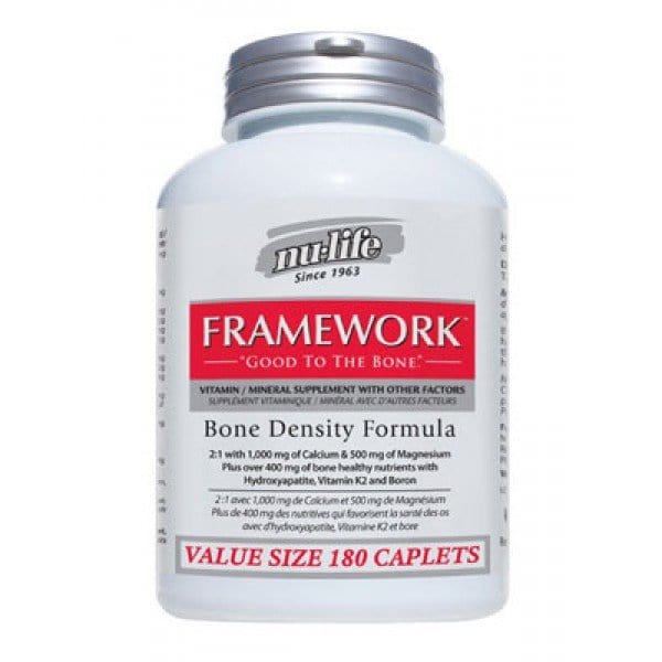 NU-LIFE Suppléments Framework (bone density formula) 180comp