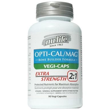 NU-LIFE Suppléments Opti-cal/mag 2:1 (extra strength) 90vcaps