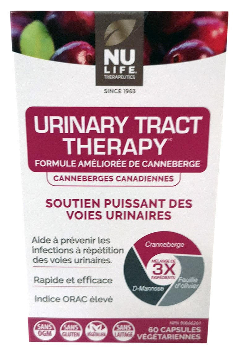 NU-LIFE Suppléments Urinary tract therapy (soutien puissant des voies urinaires) 60vcaps